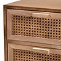 Baxton Studio Baden 26" High 3-Drawer Nightstand, Natural Brown and Walnut Brown (201-12259-HiT)~#|#~sp190527450_sc7