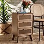 Baxton Studio Baden 26" High 3-Drawer Nightstand, Natural Brown and Walnut Brown (201-12259-HiT)~#|#~sp190527453_sc7