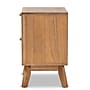 Baxton Studio Baden 19.7" High 2-Drawer Nightstand, Natural Brown and Walnut Brown (201-12260-HiT)~#|#~sp190527458_sc7