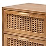 Baxton Studio Baden 19.7" High 2-Drawer Nightstand, Natural Brown and Walnut Brown (201-12260-HiT)~#|#~sp190527459_sc7