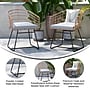 Flash Furniture Devon Indoor/Outdoor Patio Boho Chairs, Light Gray Cushions, 2 Pack (TWVN01515NATLGY)~#|#~sp190527588_sc7