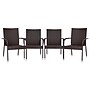 Flash Furniture Maxim Indoor/Outdoor Dining Chairs, Espresso, 4 Pack (4TW3WBE073ESP)~#|#~sp190527840_sc7