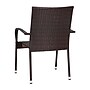 Flash Furniture Maxim Indoor/Outdoor Dining Chairs, Espresso, 4 Pack (4TW3WBE073ESP)~#|#~sp190527857_sc7