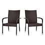 Flash Furniture Maxim Indoor/Outdoor Dining Chairs, Espresso, 2 Pack (2TW3WBE073ESP)~#|#~sp190528167_sc7
