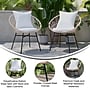 Flash Furniture Devon Indoor/Outdoor Papasan Patio Chairs, Light Gray Cushions, 2 Pack (TWVN017TAN)~#|#~sp190528433_sc7