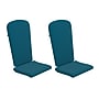Flash Furniture Charlestown All Weather High Back Adirondack Chair Cushions, Teal, 2/Pack (JJCSN14501TL2)~#|#~sp190528439_sc7