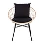 Flash Furniture Devon Indoor/Outdoor Papasan Patio Chairs, Black Cushions, 2 Pack (TWVN017TANBK)~#|#~sp190528469_sc7