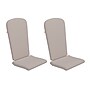Flash Furniture Charlestown All Weather High Back Adirondack Chair Cushions, Cream, 2/Pack (JJCSN14501CRM2)~#|#~sp190530914_sc7