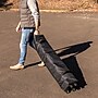 Flash Furniture 10'x10' Pop Up Event Straight Leg Canopy Tent with Sandbags and Wheeled Case, Black (JJGZ1010PKGBK)~#|#~sp190532506_sc7