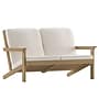 Flash Furniture Charlestown Adirondack Style Patio Loveseat with Cushions, Natural Cedar/Cream (JJC14022BR)~#|#~sp190532697_sc7
