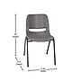 Flash Furniture HERCULES Series Plastic Shell Kid's Stacking Chair, Gray/Black, 5/Pack (5RUT16PDRGY)~#|#~sp190615302_sc7