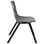 Flash Furniture HERCULES Series Plastic Shell Kid's Stacking Chair, Gray/Black (RUT16PDRGY)~#|#~sp190615564_sc7