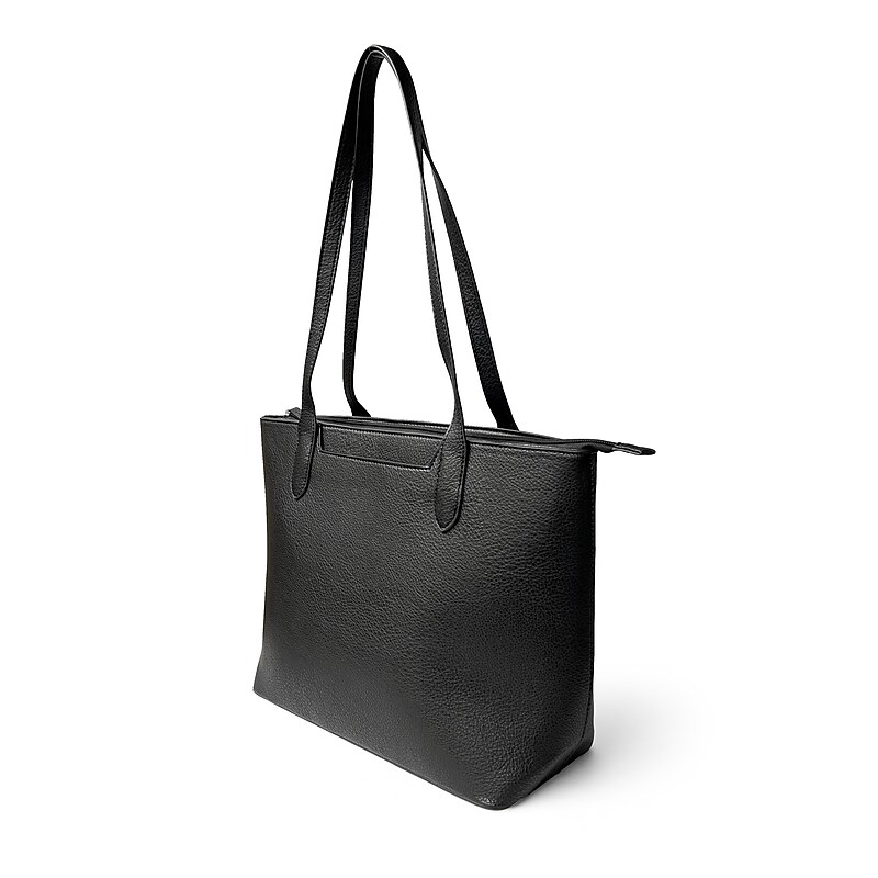 Nicci Handbag Tote Messenger Bag, Black (NH01) image 1