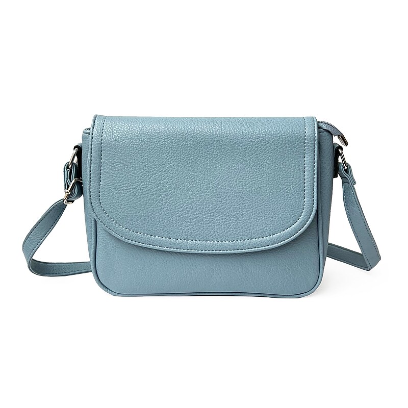 Nicci Handbag Crossbody Messenger Bag, Powder Blue (NH03) image 1