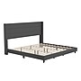 Flash Furniture Hollis Charcoal Upholstered Platform Bed with Headboard, King (YK1078CHARK)~#|#~sp190705029_sc7