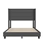 Flash Furniture Hollis Charcoal Upholstered Platform Bed with Headboard, Full (YK1078CHARF)~#|#~sp190705053_sc7