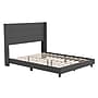Flash Furniture Hollis Charcoal Upholstered Platform Bed with Headboard, Queen (YK1078CHARQ)~#|#~sp190705069_sc7