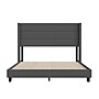 Flash Furniture Hollis Charcoal Upholstered Platform Bed with Headboard, Queen (YK1078CHARQ)~#|#~sp190705078_sc7