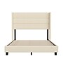Flash Furniture Hollis Beige Upholstered Platform Bed with Headboard, Full (YK1078BEIGEF)~#|#~sp190705242_sc7