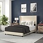 Flash Furniture Hollis Beige Upholstered Platform Bed with Headboard, Full (YK1078BEIGEF)~#|#~sp190705247_sc7