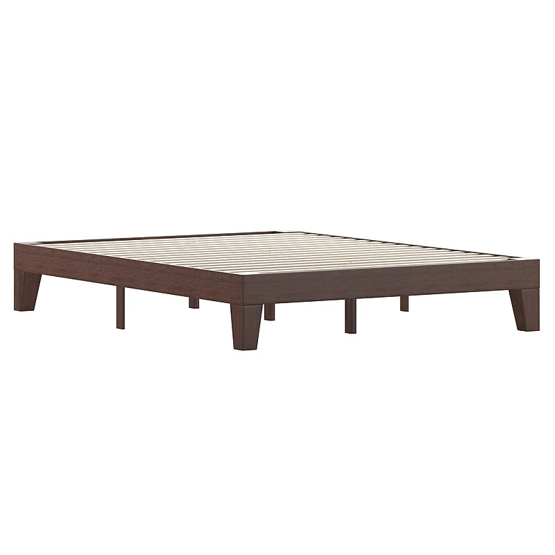 Flash Furniture Evelyn Wood Platform Bed, Queen (YKC1090QWAL) image 1