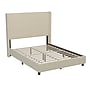 Flash Furniture Quinn Beige Upholstered Platform Bed with Headboard, Queen (YK1077BEIGEQ)~#|#~sp190705363_sc7