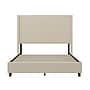 Flash Furniture Quinn Beige Upholstered Platform Bed with Headboard, Queen (YK1077BEIGEQ)~#|#~sp190705372_sc7