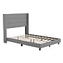 Flash Furniture Hollis Gray Upholstered Platform Bed with Headboard, Full (YK1078GYF)~#|#~sp190705377_sc7