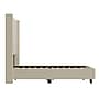 Flash Furniture Quinn Beige Upholstered Platform Bed with Headboard, Full (YK1077BEIGEF)~#|#~sp190705399_sc7