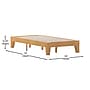 Flash Furniture Evelyn Wood Platform Bed, Twin (YKC1090TNAT)~#|#~sp190705456_sc7