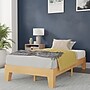 Flash Furniture Evelyn Wood Platform Bed, Twin (YKC1090TNAT)~#|#~sp190705463_sc7