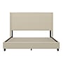 Flash Furniture Quinn Beige Upholstered Platform Bed with Headboard, King (YK1077BEIGEK)~#|#~sp190705474_sc7
