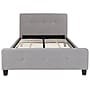 Flash Furniture Tribeca Light Gray Tufted Platform Bed with 10" Pocket Spring Mattress, Full (HGBM1026)~#|#~sp190705778_sc7