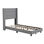 Flash Furniture Hollis Gray Upholstered Platform Bed with Headboard, Twin (YK1078GYT)~#|#~sp190705991_sc7