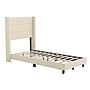 Flash Furniture Hollis Beige Upholstered Platform Bed with Headboard, Twin (YK1078BEIGET)~#|#~sp190706023_sc7