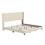 Flash Furniture Hollis Beige Upholstered Platform Bed with Headboard, King (YK1078BEIGEK)~#|#~sp190706050_sc7