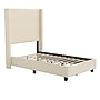 Flash Furniture Quinn Beige Upholstered Platform Bed with Headboard, Twin (YK1077BEIGET)~#|#~sp190706120_sc7