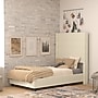 Flash Furniture Quinn Beige Upholstered Platform Bed with Headboard, Twin (YK1077BEIGET)~#|#~sp190706135_sc7