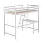 Flash Furniture Riley Loft Bed Frame with Desk, Twin (MHLBD5WHT)~#|#~sp190707248_sc7