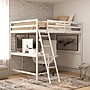 Flash Furniture Riley Loft Bed Frame with Desk, Full (MHLBD5WHF)~#|#~sp190707404_sc7