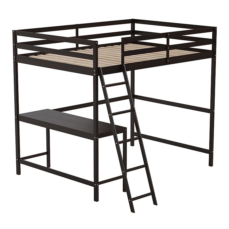 Flash Furniture Riley Loft Bed Frame with Desk, Full (MHLBD5ESPF) image 1