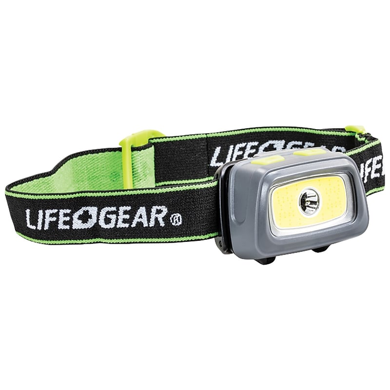 Life+Gear 330-Lumen Spot & Flood COB Headlamp, Gray (41-3912) image 1