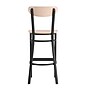 Flash Furniture Wright Transitional Steel Boomerang Back Barstool, Black/Natural Birch (XUDG6V6BNAT)~#|#~sp191789789_sc7