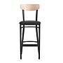Flash Furniture Wright Transitional Steel Boomerang Back Barstool, Black/Natural Birch (XUDG6V6BVNAT)~#|#~sp191789810_sc7