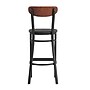 Flash Furniture Wright Transitional Steel Boomerang Back Barstool, Black/Walnut (XUDG6V6BVWAL)~#|#~sp191789824_sc7