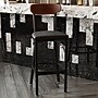 Flash Furniture Wright Transitional Steel Boomerang Back Barstool, Black/Walnut (XUDG6V6BVWAL)~#|#~sp191789830_sc7