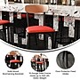 Flash Furniture Wright Transitional Metal Boomerang Back Commercial Barstools, Black/Birch/Red, 2-Pieces/Pack (2XUDG6V6RDVNAT)~#|#~sp191789926_sc7