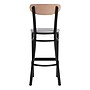 Flash Furniture Wright Transitional Steel Boomerang Back Barstool, Black/Natural Birch/Gray (XUDG6V6GYVNAT)~#|#~sp191790337_sc7