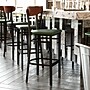 Flash Furniture Wright Transitional Steel Boomerang Back Barstool, Black/Walnut/Green (XUDG6V6GNVWAL)~#|#~sp191790355_sc7