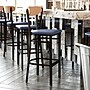 Flash Furniture Wright Transitional Steel Boomerang Back Barstool, Black/Natural Birch/Blue (XUDG6V6BLVNAT)~#|#~sp191790483_sc7